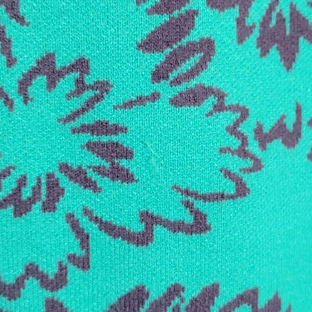 Maeve Green and Black Floral Sweater - Picture 4 of 9